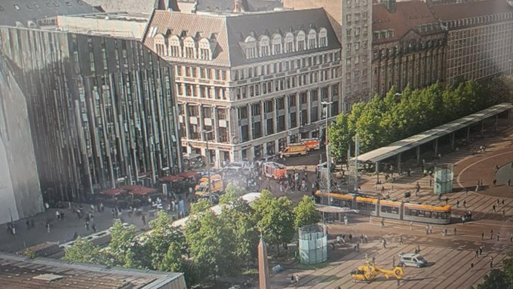 Atropello múltiple en Leipzig.
