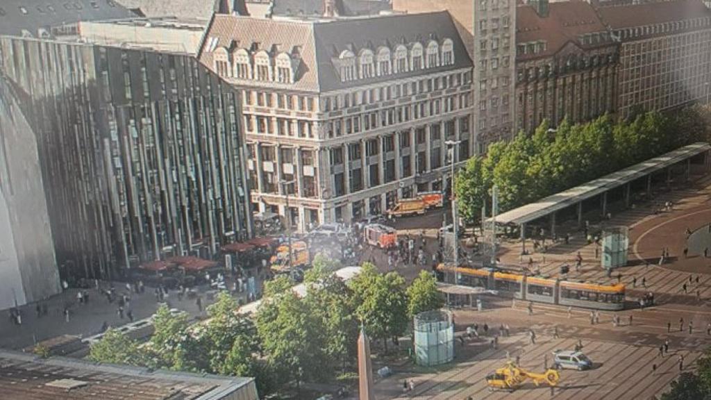 Atropello múltiple en Leipzig.