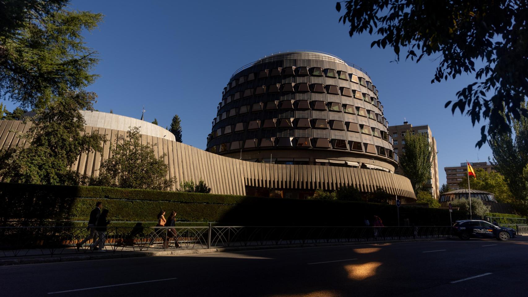 Fachada de la sede del Tribunal Constitucional de España. Europa Press / Eduardo Parra
