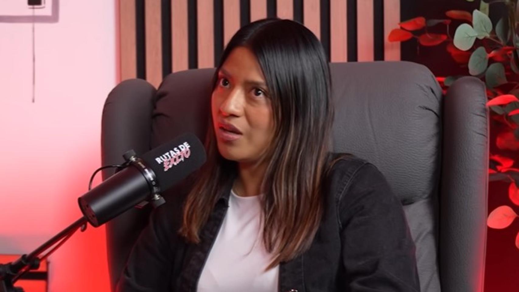 Imagen de Rosa en el podcast 'Rutas de éxito'.