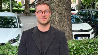 David Crespo, estudiante MIR en el CHUAC