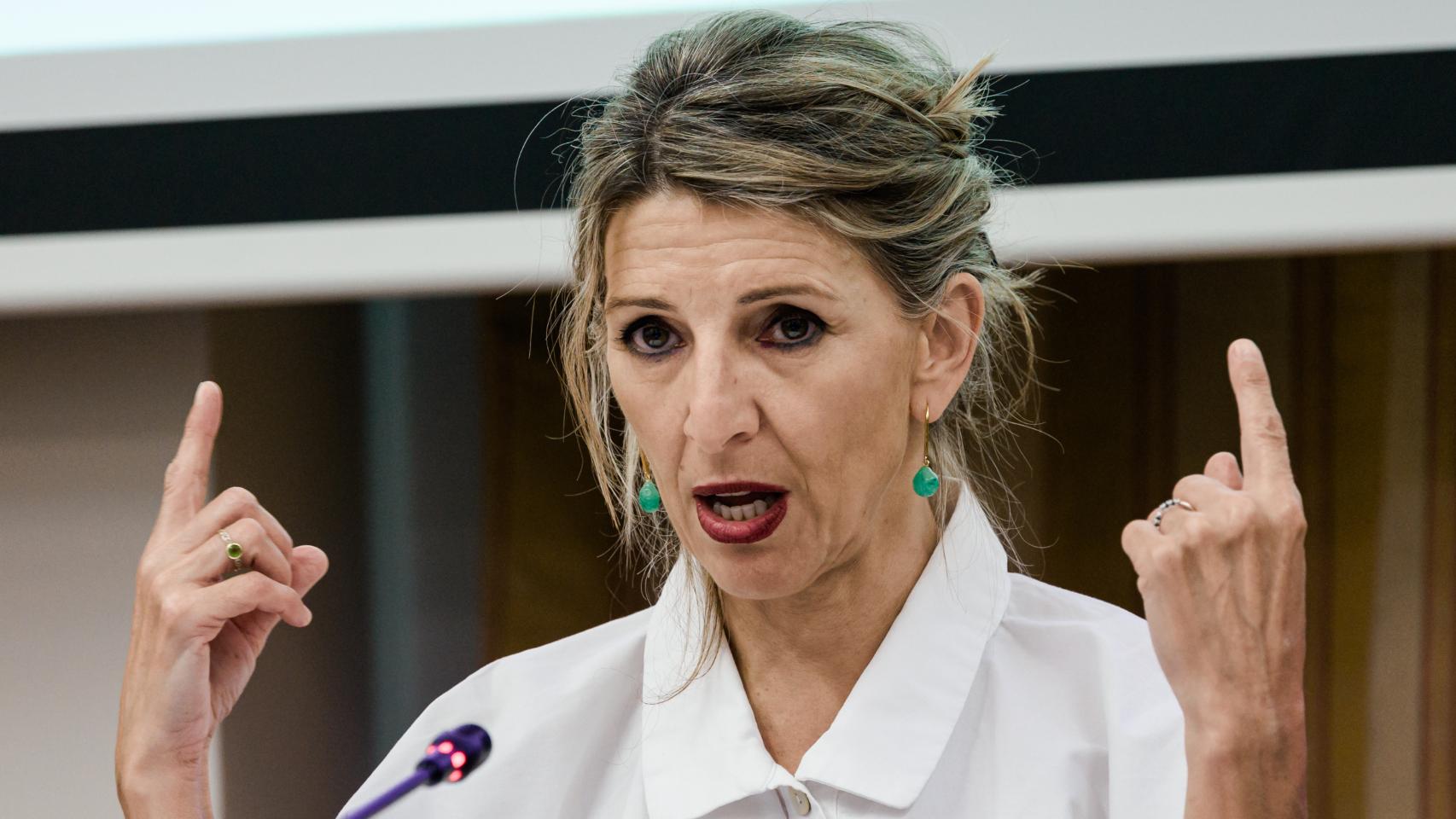 La vicepresidenta segunda y ministra de Trabajo y Economía Social, Yolanda Díaz.