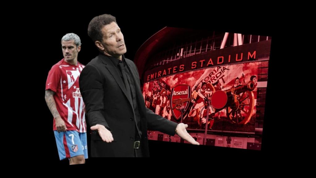 Griezmann, Simeone y el Emirates Stadium