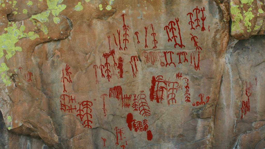 Pinturas rupestres de Los Abrigos del Risco de San Blas.