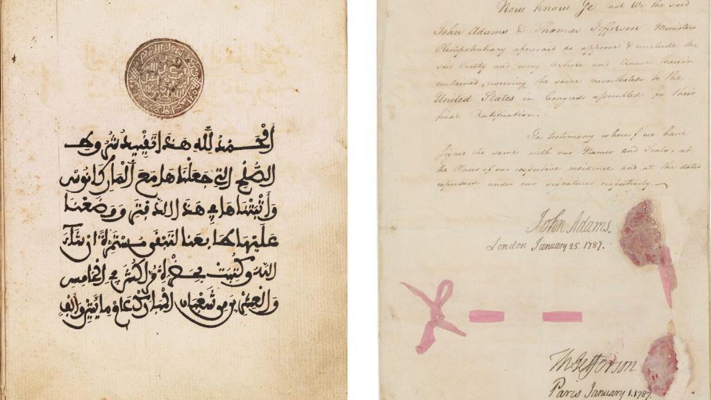 Tratado de Paz y Amistad entre Marruecos y Estados Unidos (1786).