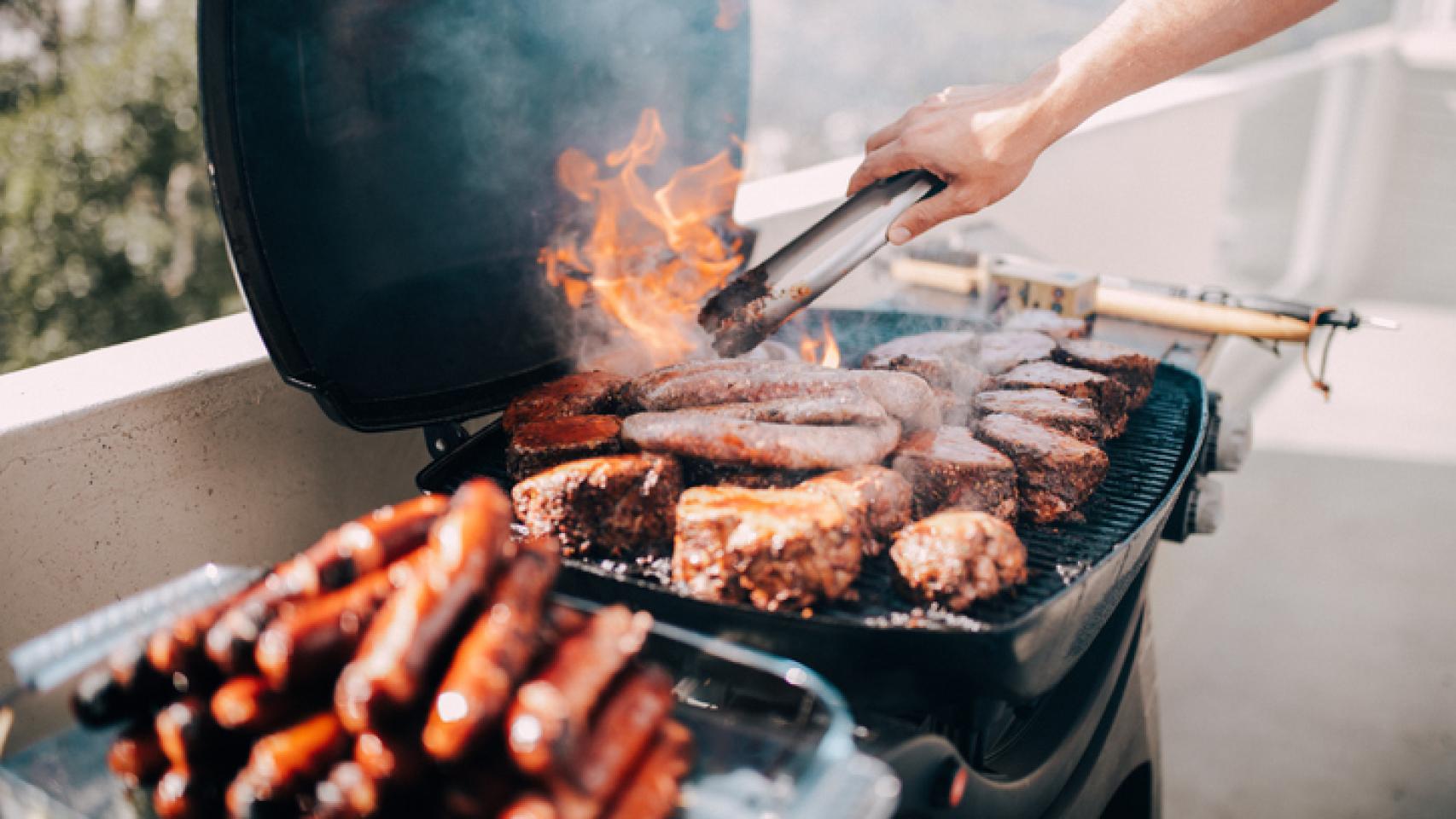 Carne en la barbacoa