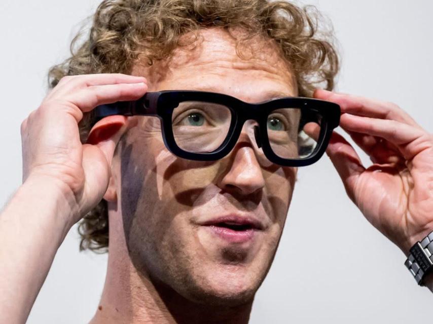 Mark Zuckerberg, durante la presentación de las gafas de Meta.