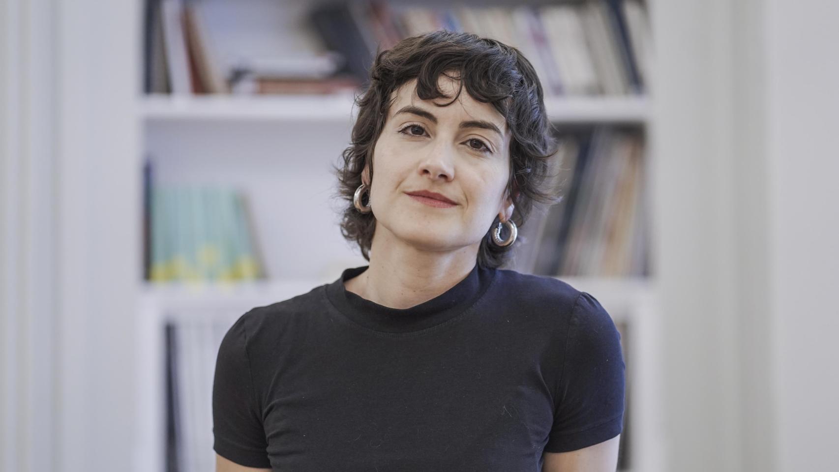 La cineasta Marta Matute en la Academia de Cine de Madrid. 