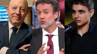 De izquierda a derecha, Gonzalo Bernardos, Luis Garvía y Óscar García.