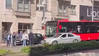 Accidente en la ronda de Outeiro de A Coruña esta mañana