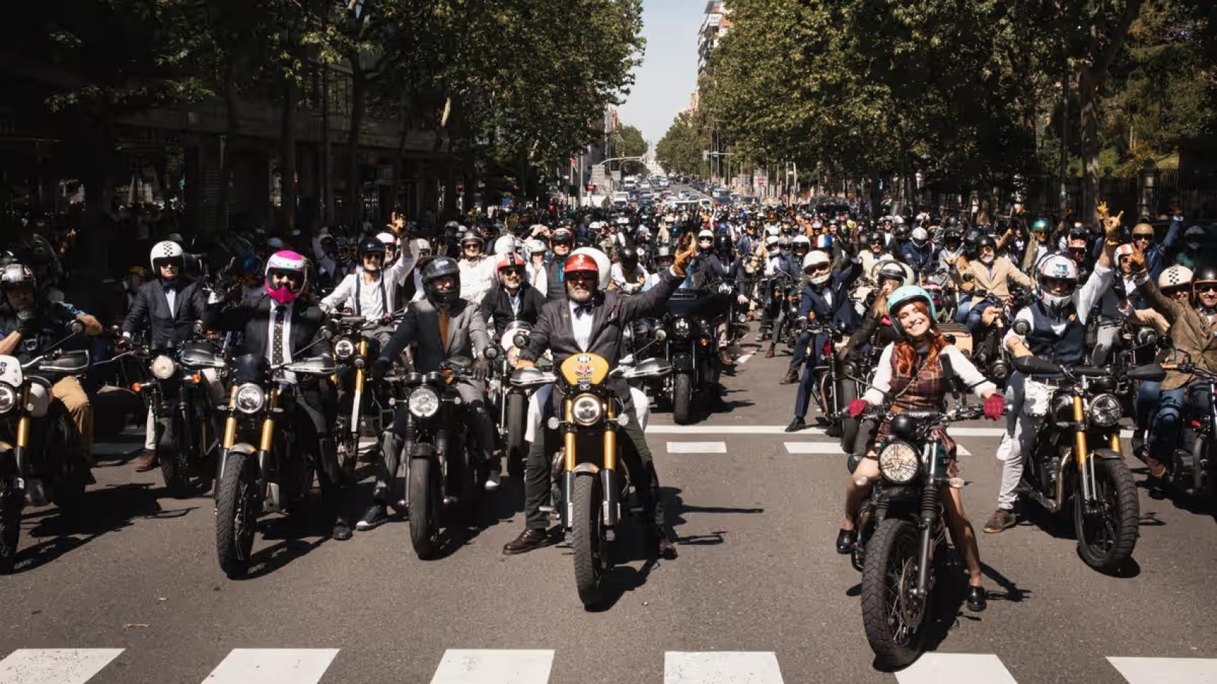 La pasada edición de la Distinguished Gentleman’s Ride en Madrid