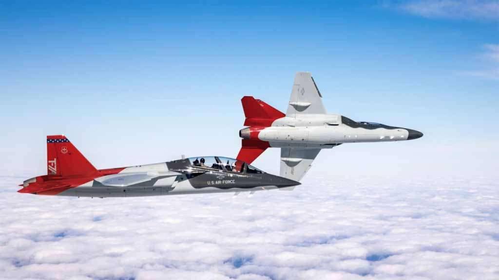 El T-7A Red Hawk es el nuevo sistema avanzado de entrenamiento de pilotos de las Fuerzas Aéreas de Estados Unidos que formará a la próxima generación de pilotos durante las próximas décadas.