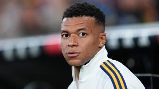 Kylian Mbappé, antes de un partido con el Real Madrid