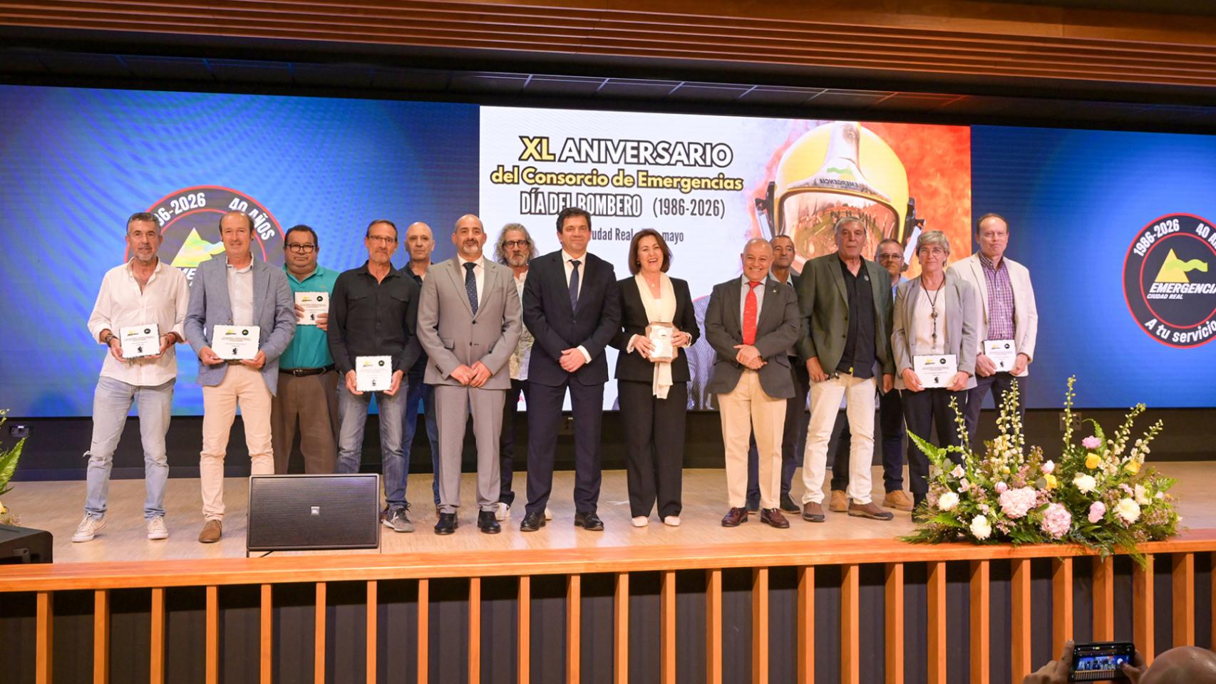 Acto por el 40 aniversario del Consorcio del SCIS en Ciudad Real. Foto: Diputación. 