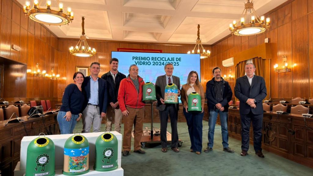Entrega de Premios Reciclaje Ecovidrio en la Diputación de Zamora.