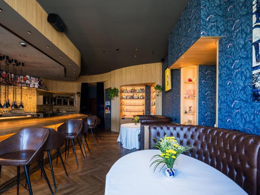 El interior del restaurante Amelia en el hotel María Cristina de San Sebastián.