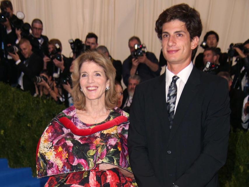 Caroline con su hijo Jack.