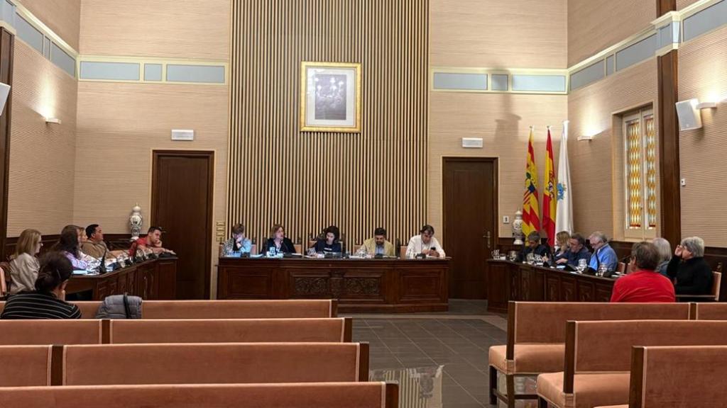Pleno en el Ayuntamiento de Ejea.