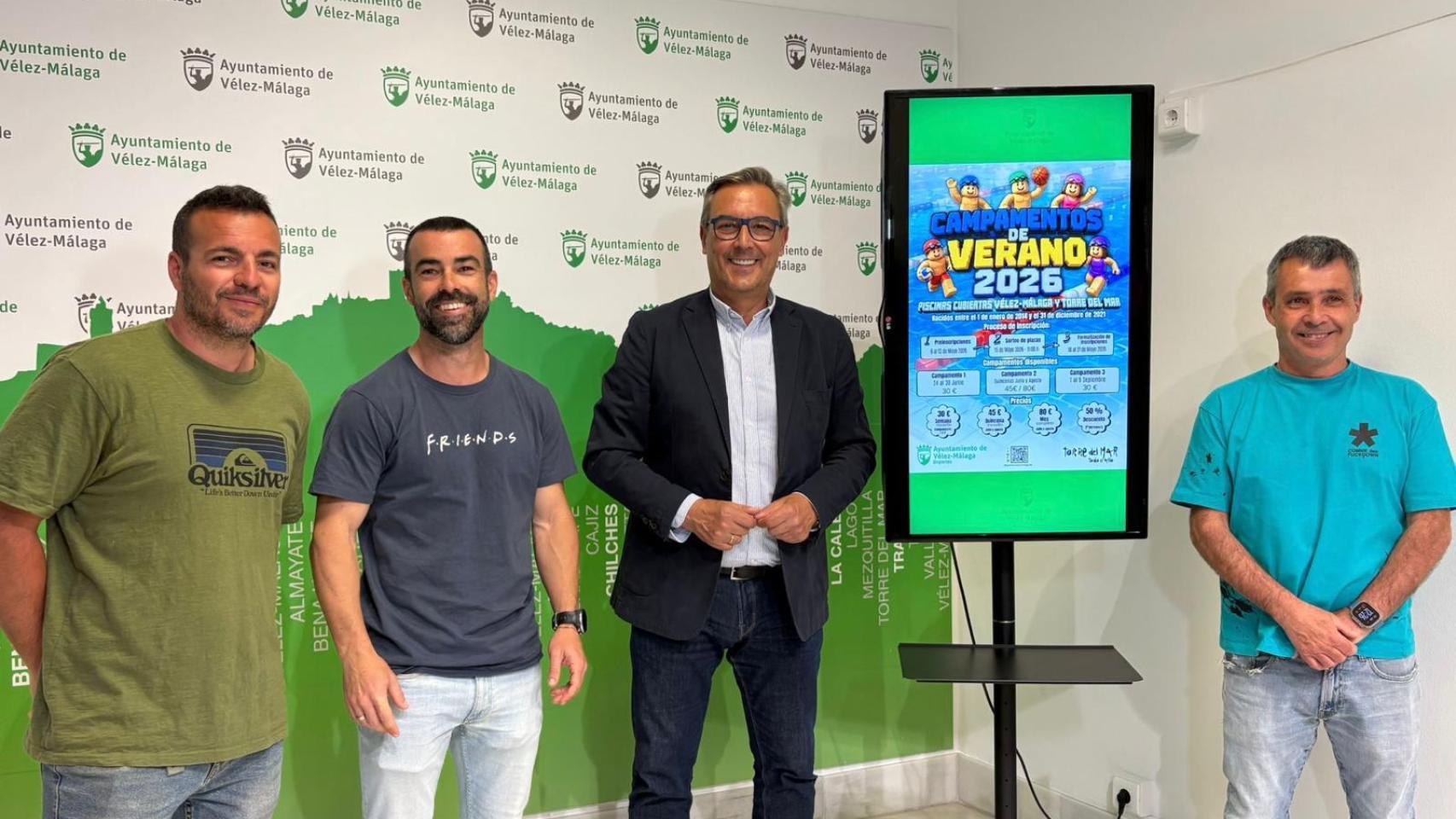 Presentación de los Campamentos de Verano 2026 de Vélez-Málaga.