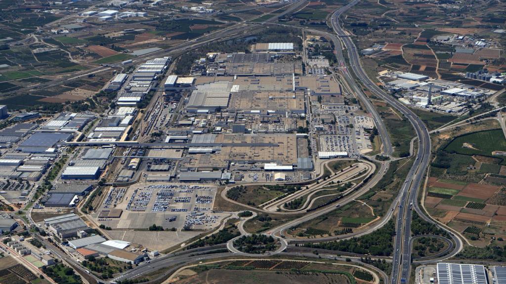 Vísta aérea de Ford Almussafes. EE