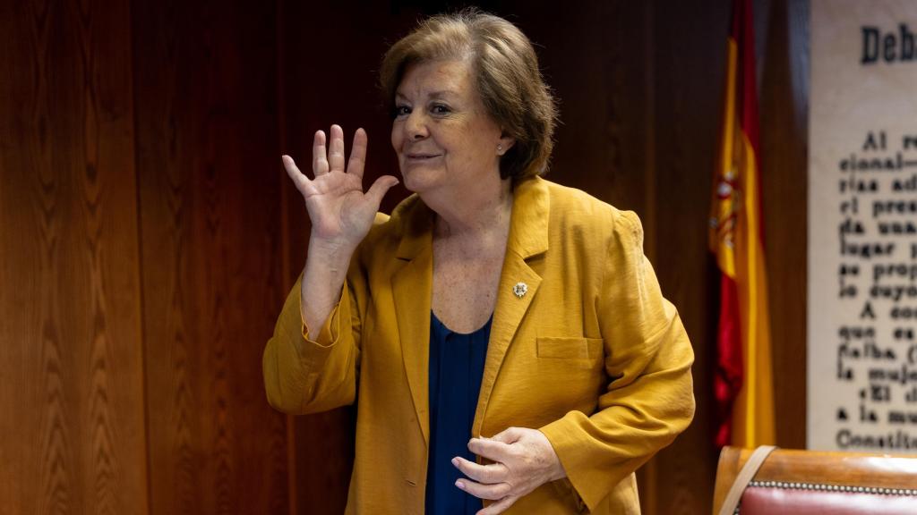 Enriqueta Chicano, presidenta del Tribunal de Cuentas.