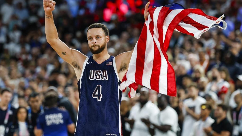Stephen Curry, durante los Juegos Olímpicos de París 2024.