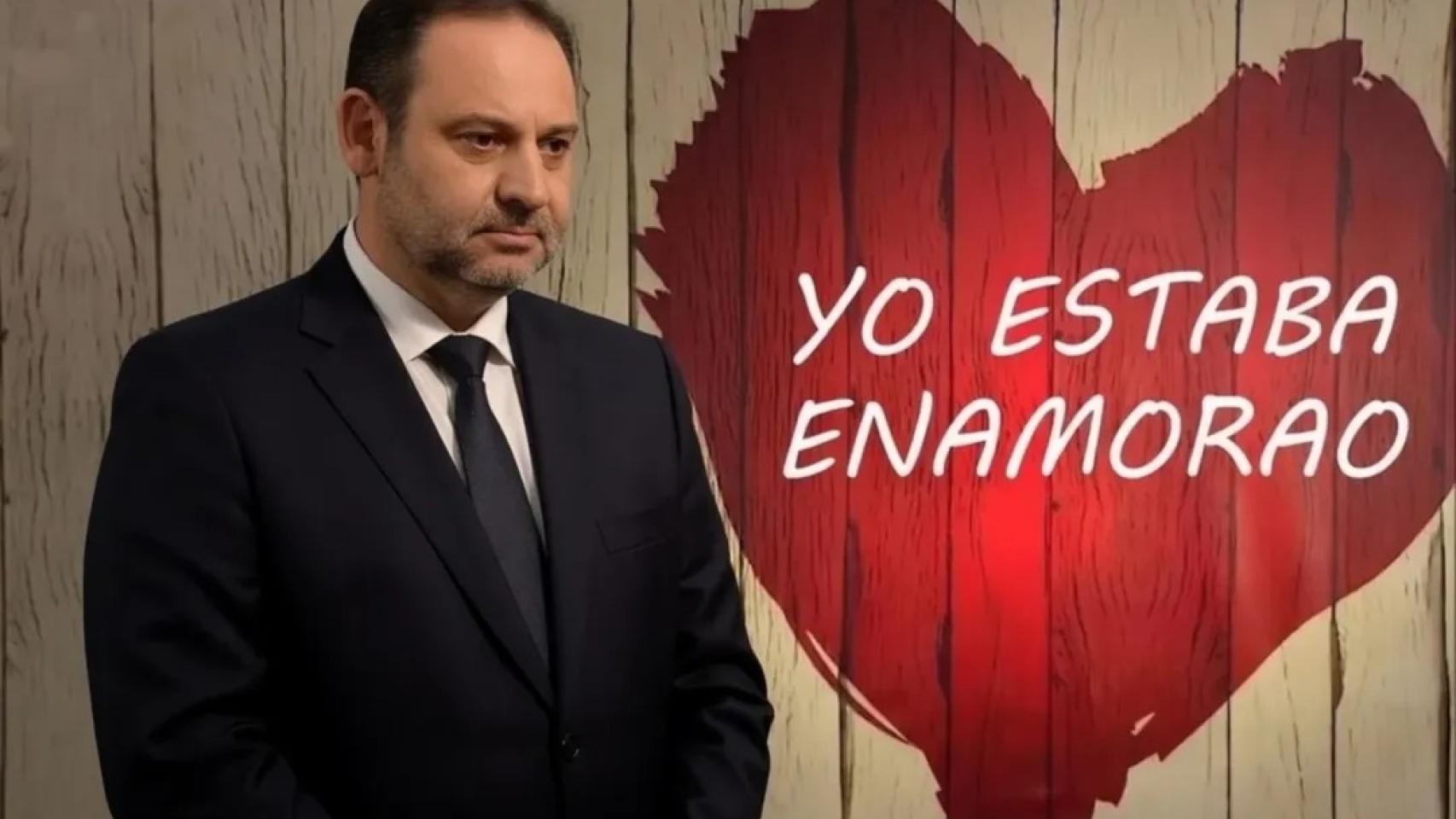 Hastiado y visiblemente dolorido, el extitular de Transportes se 'desnudó' ante el Supremo y relató su idilio con Jésica Rodríguez en el marco de un maratoniano juicio. En la imagen, un montaje de Ábalos en el programa 'First Dates'.