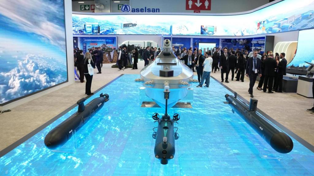 Familia de drones submarinos Kilic junto al Tufan