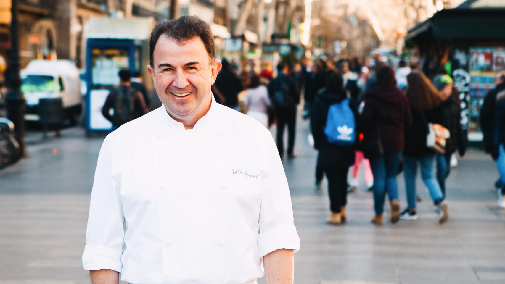 El chef vasco Martin Berasategui en Barcelona.