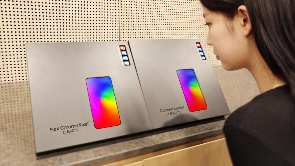 La nueva pantalla Flex Chroma Pixel de Samsung