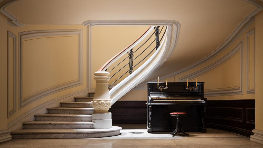 Interior del edificio de la calle San Agustín.