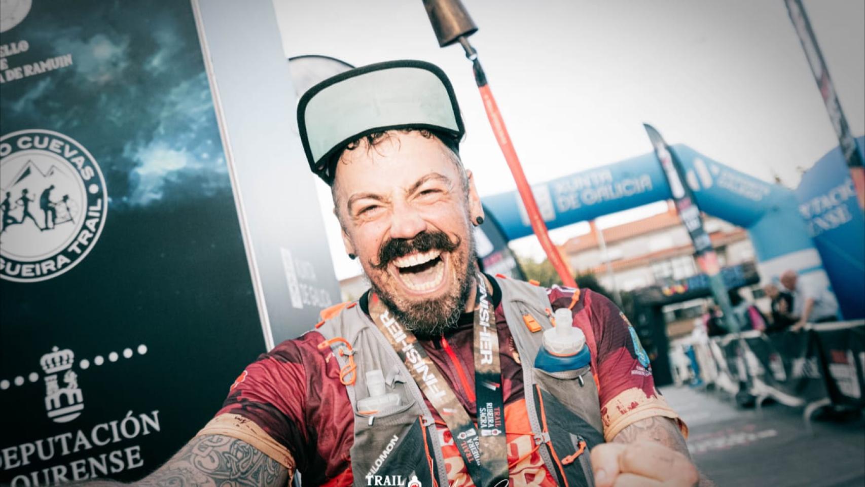 Emilio Madarnás, ultrarunner vigués. 
