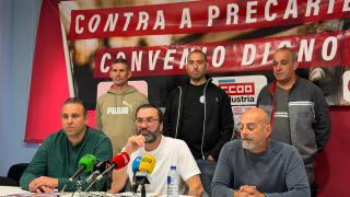 Imagen de la rueda de prensa de este martes.