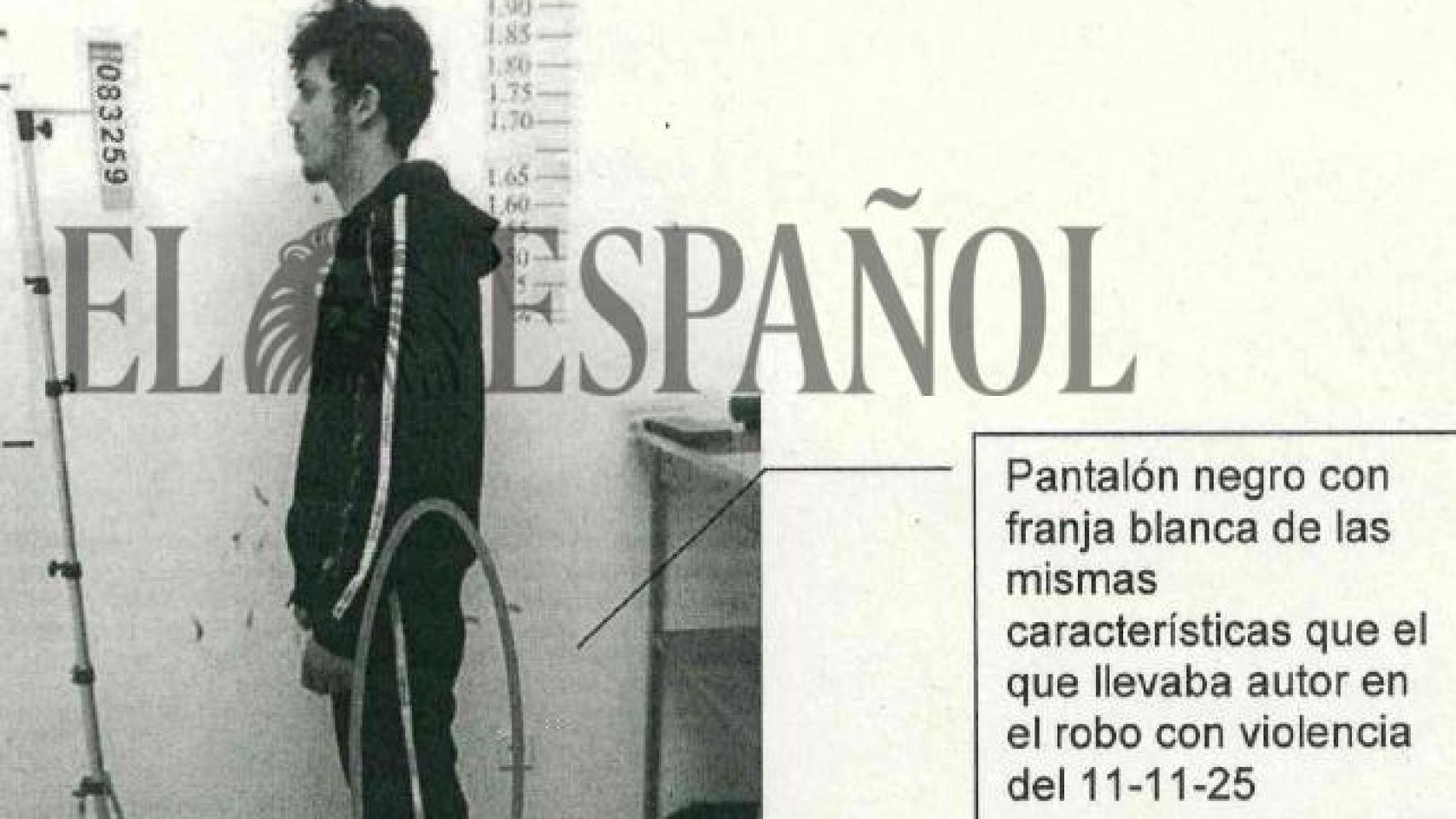Ben Abdallah, alias ‘Abdu’ o ‘El Pastilla’, tras ser detenido por el robo que le costó la vida a Carmen en Puente Tocinos.