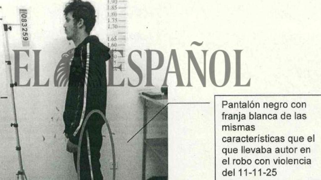 Ben Abdallah, alias ‘Abdu’ o ‘El Pastilla’, tras ser detenido por el robo que le costó la vida a Carmen en Puente Tocinos.