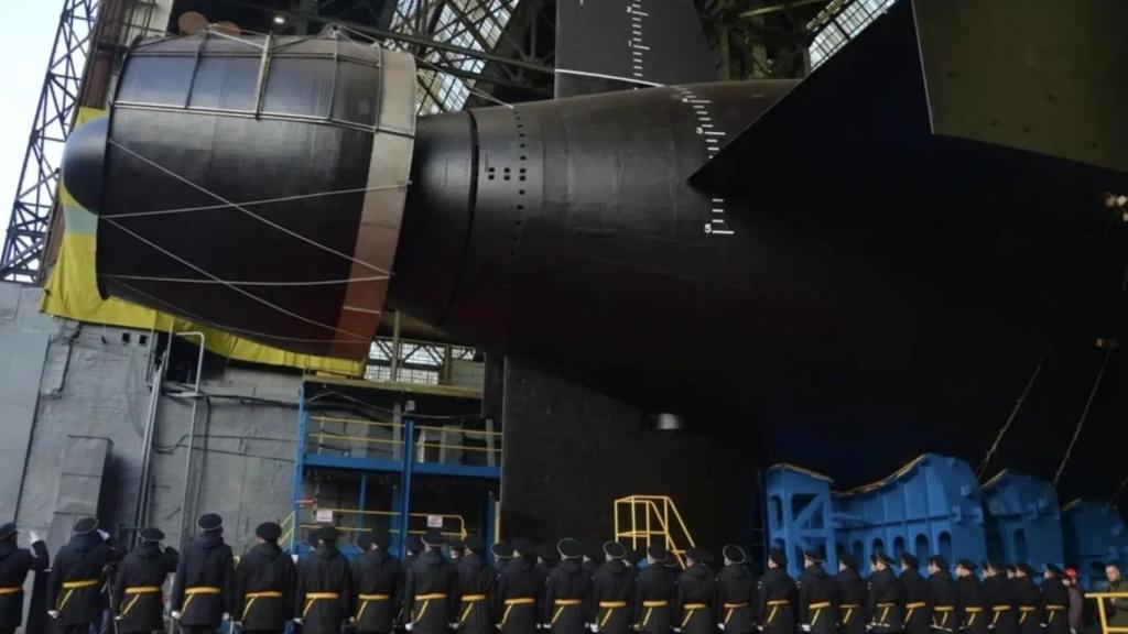 Así avanza el submarino Khabarovsk, diseñado para los torpedos ...