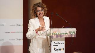 María Jesús Montero, en Sevilla este miércoles.