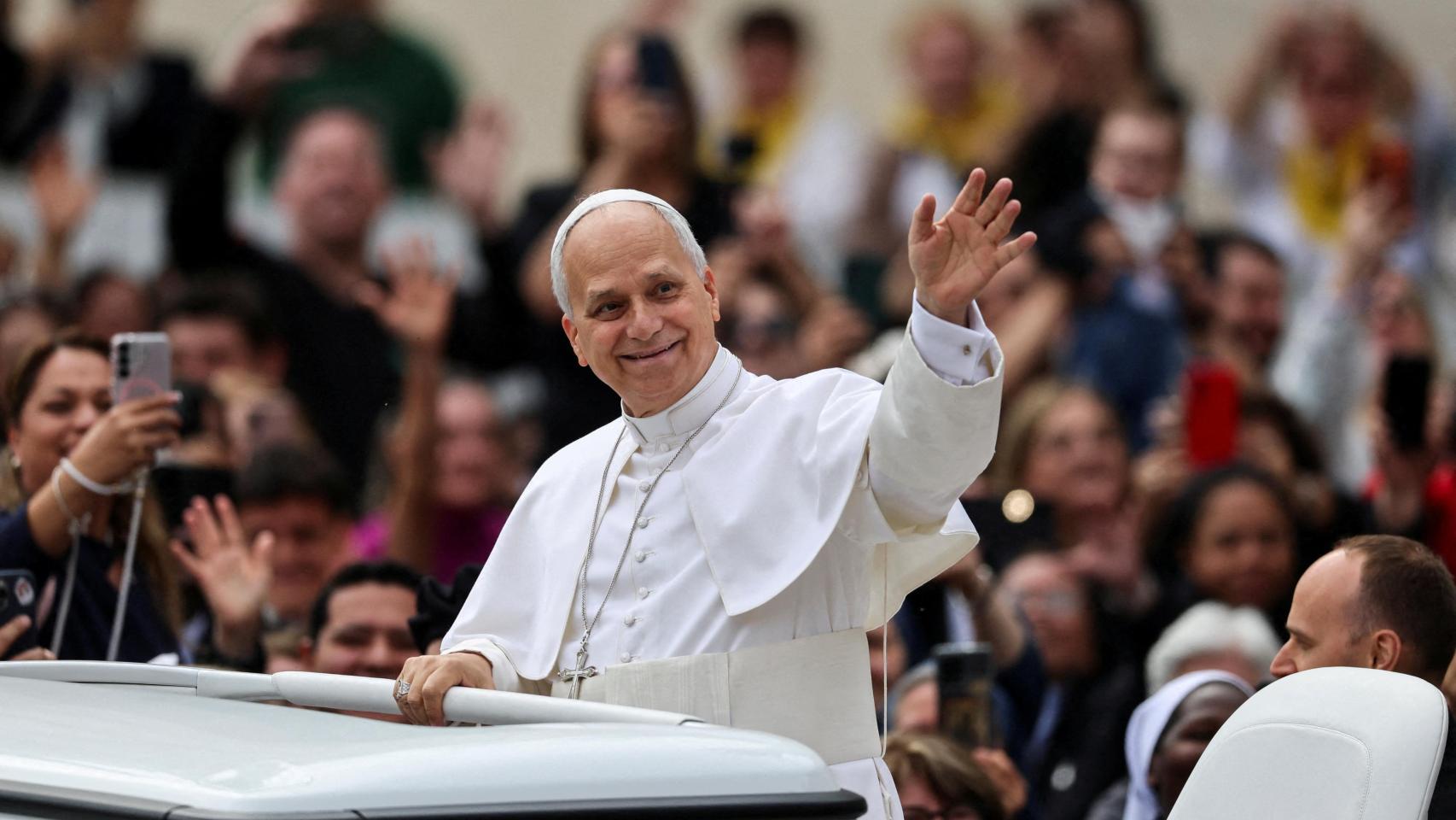 El papa León XIV este miércoles en el Vaticano.