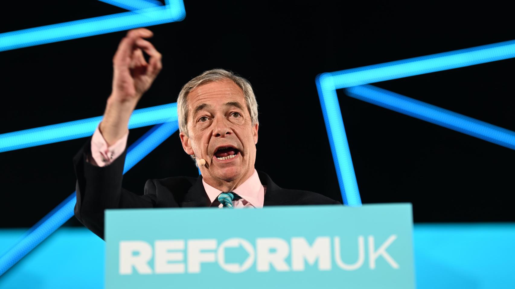 El líder de Reform UK Nigel Farage
