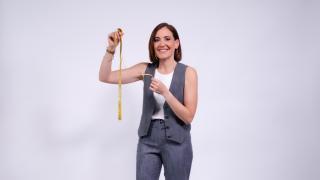 La divulgadora posando para Magas.