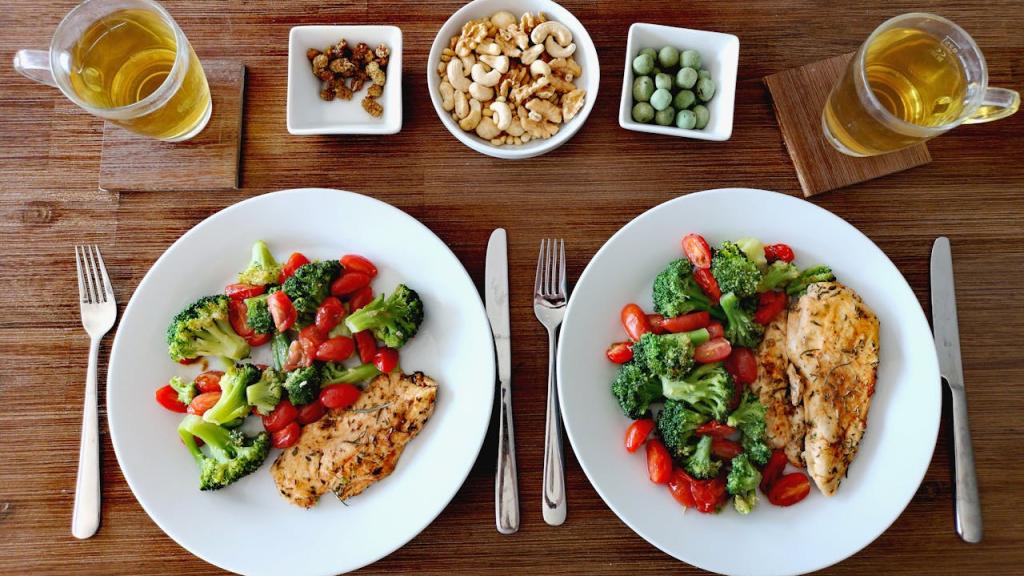 Alimentos sencillos de preparar.