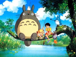 Un momento de la película 'Mi vecino Totoro' (1988), de Studio Ghibli
