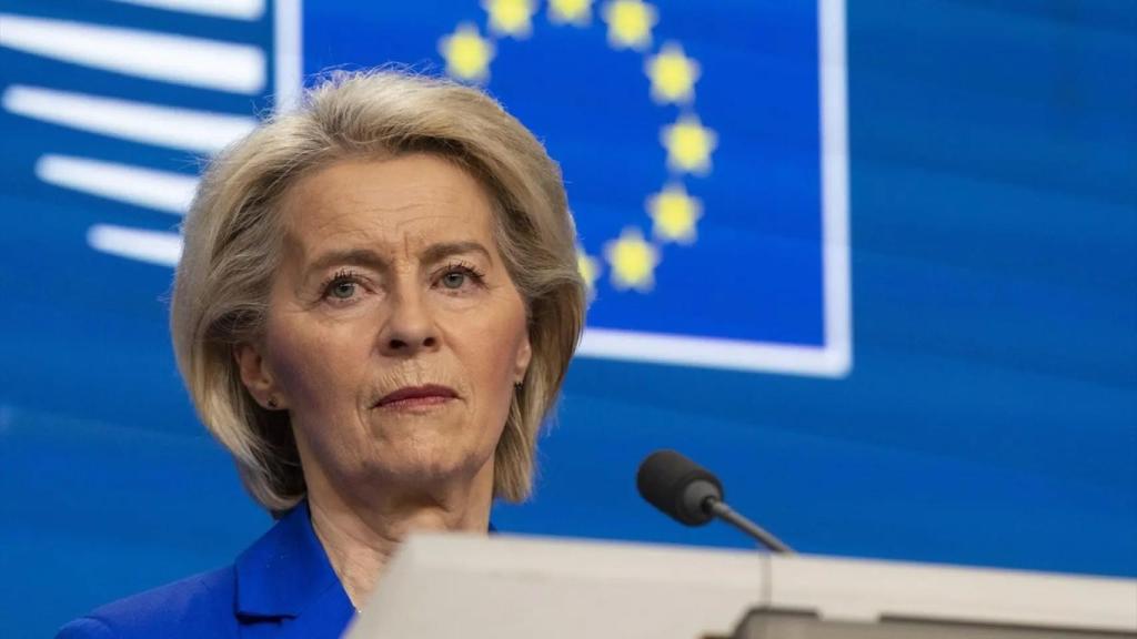 Ursula von der Leyen, presidenta de la Comisión Europea. 
