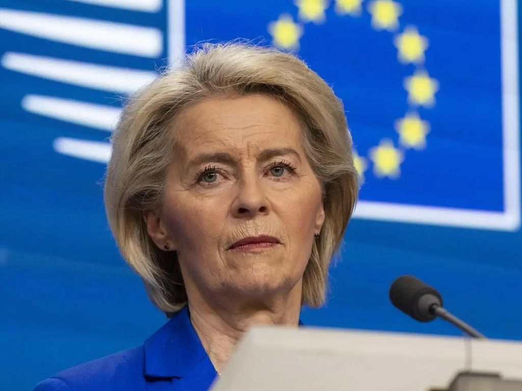 Ursula von der Leyen, presidenta de la Comisión Europea. 