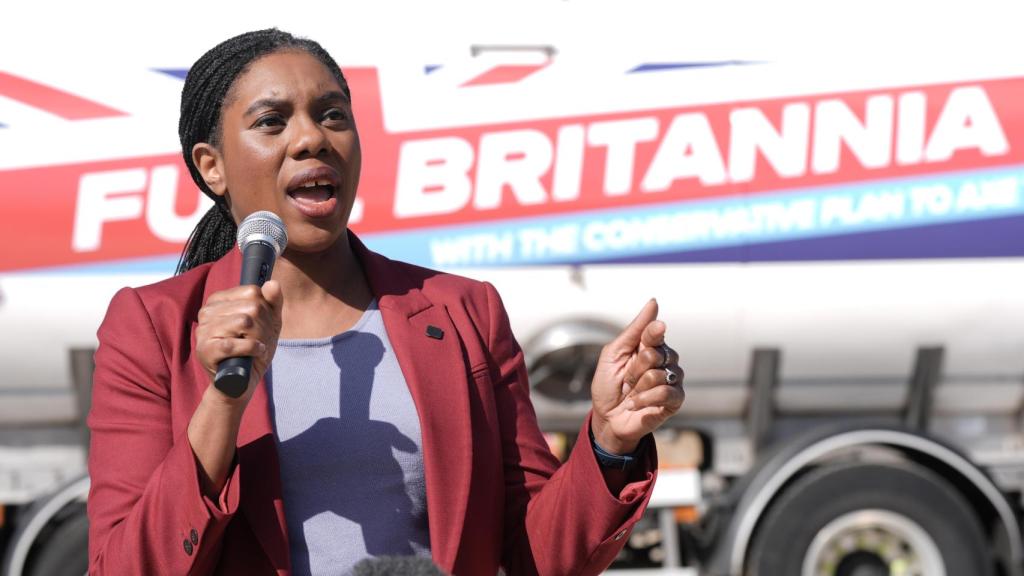El líder del Partido Conservador británico, Kemi Badnock