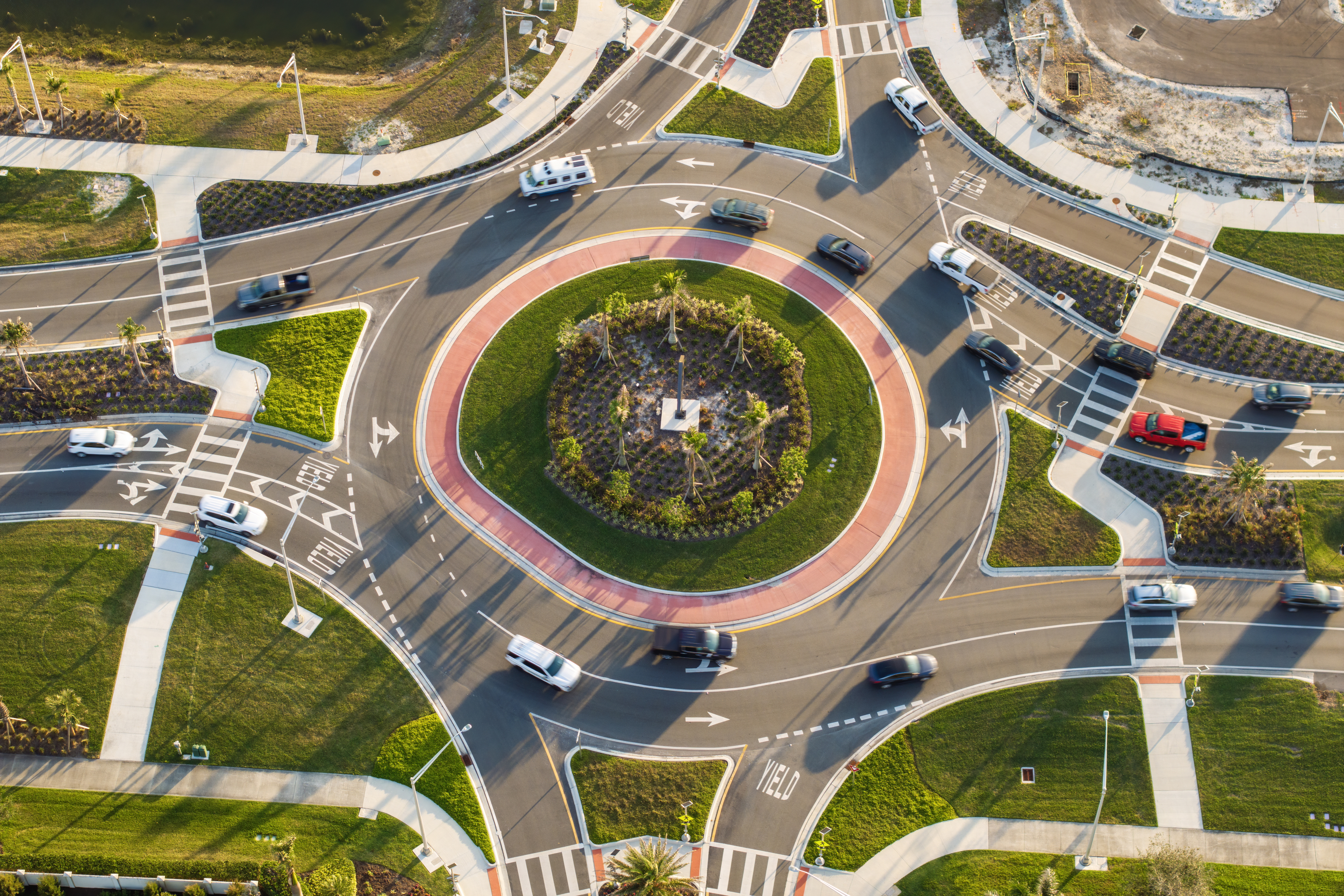 Intersección de rotondas.