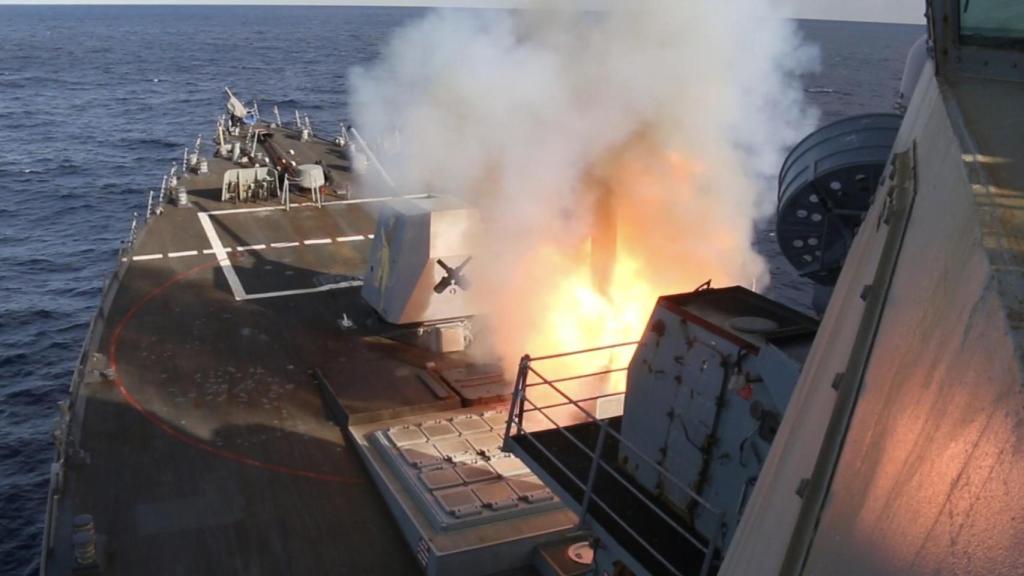 Uso de misiles de la Armada durante la Operación Furia Épica contra Irán.