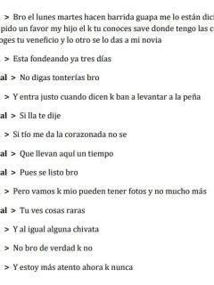 Conversaciones de 'Spider'. EE