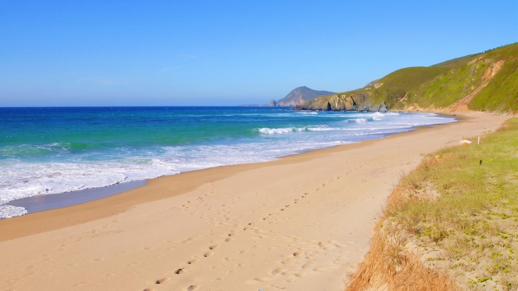 Playa de Ponzos, en Ferrol
