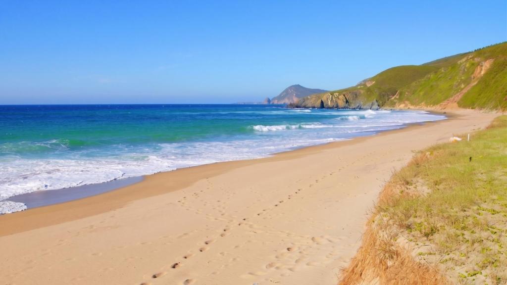 Playa de Ponzos, en Ferrol